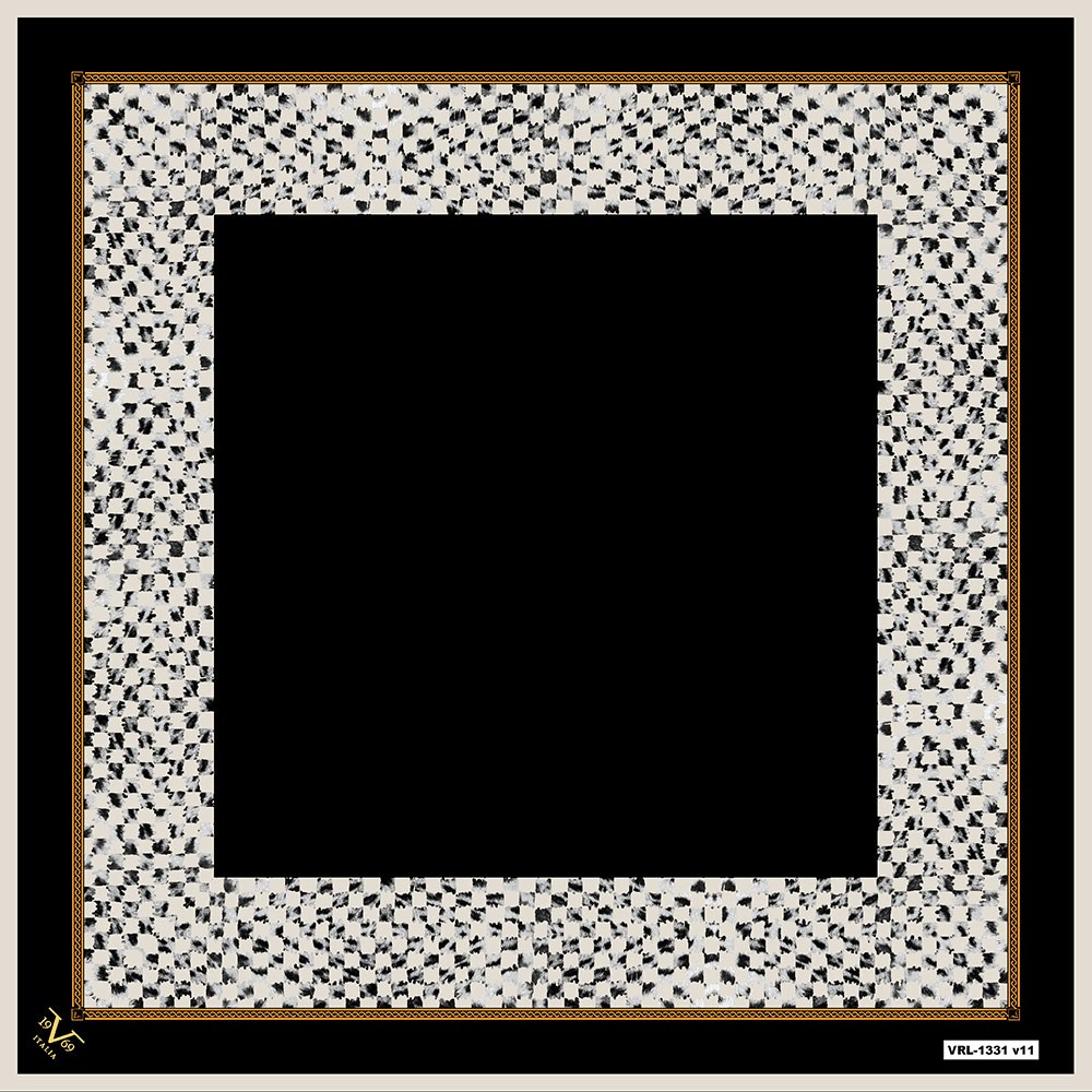BLACK SERİ EŞARPEkose Desen Black Seri Twill Eşarp Askısı ile Birlikte 90x90 cm