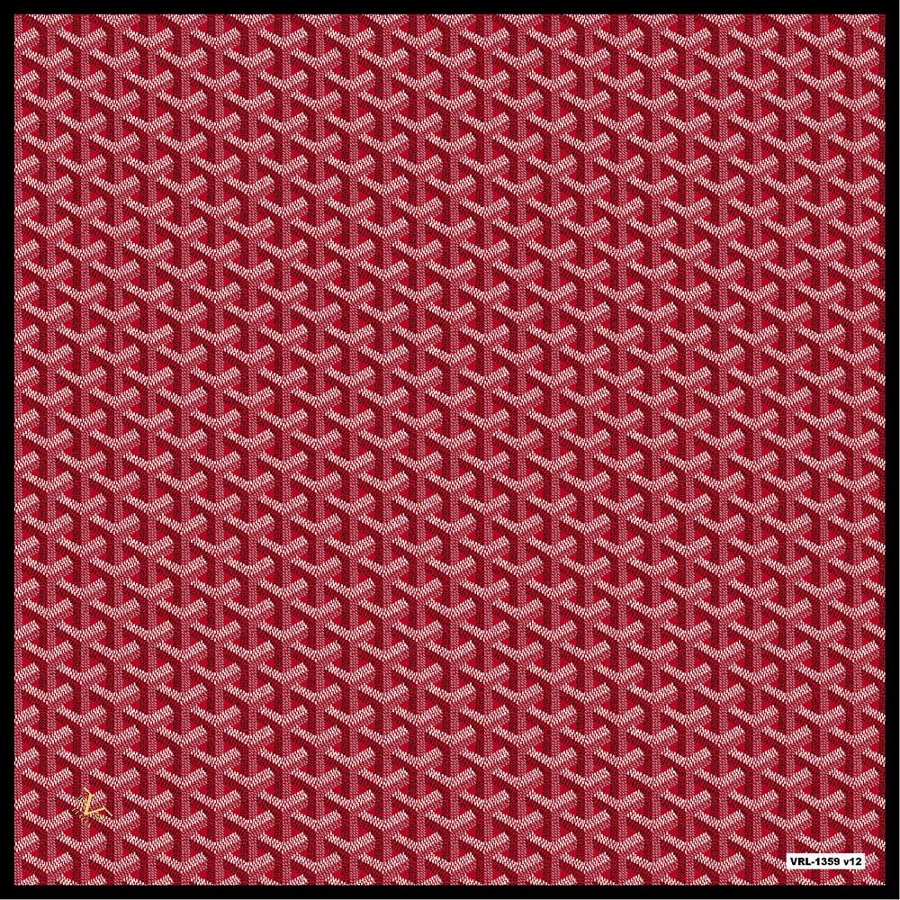 EŞARPGeometrik Desen Black Seri Twill Eşarp Askısı ile Birlikte 90x90 cm