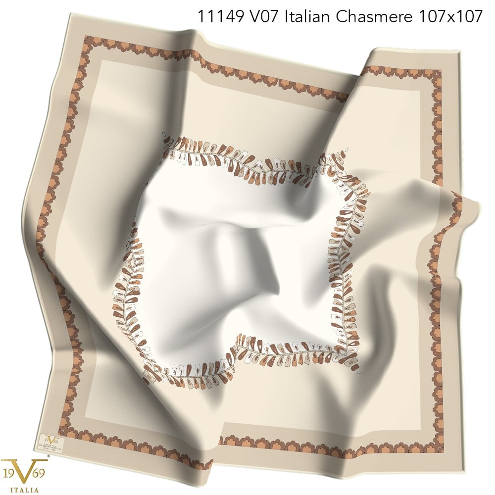 EŞARPDesenli Italian Cashmere Seri Eşarp Askısı İle Birlikte 110x110