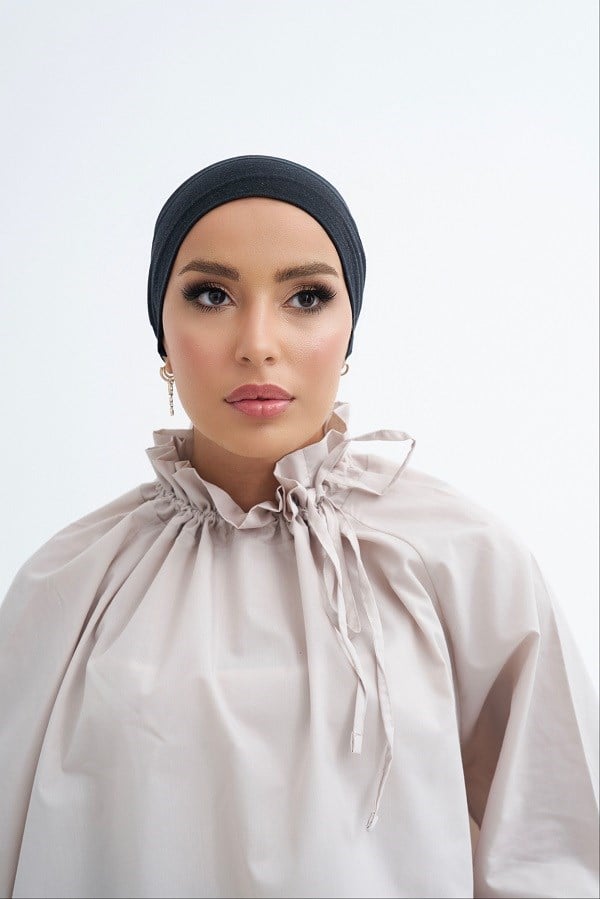 ScarfSolid Colors Lyocell Seri Boru Bone
