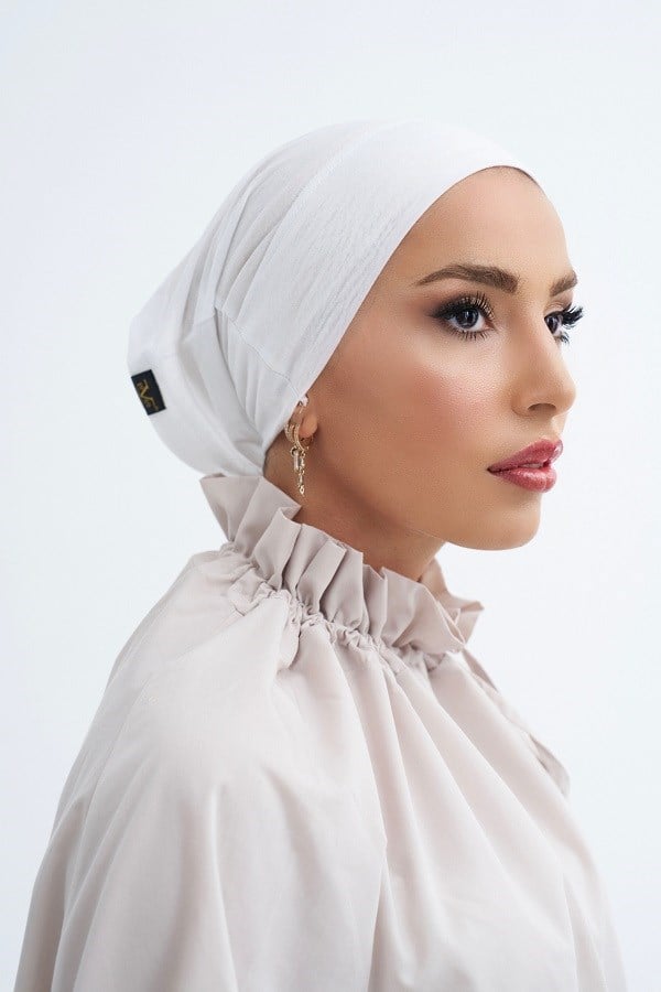 ScarfSolid Colors Lyocell Seri Boru Bone