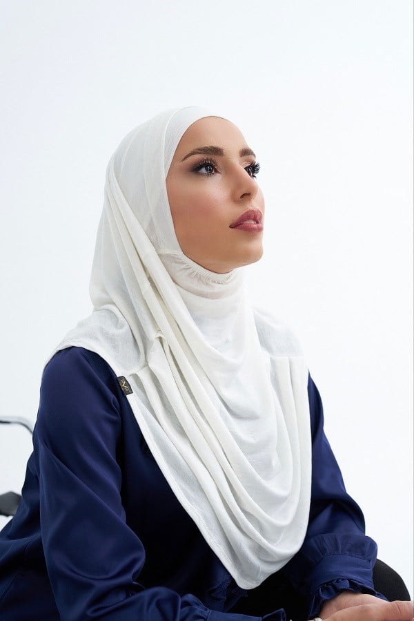 ScarfSolid Colors Lyocell Seri İkili Takım Bone