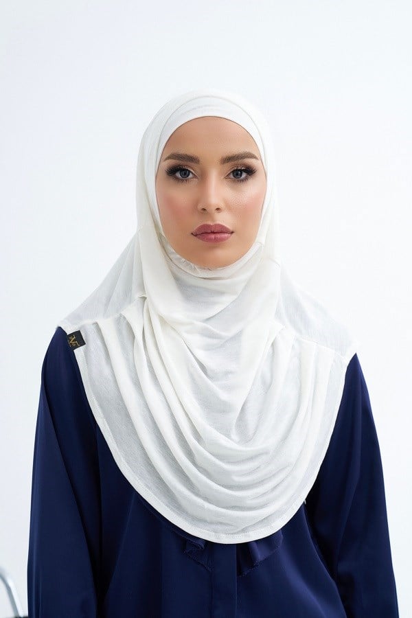 ScarfSolid Colors Lyocell Seri İkili Takım Bone