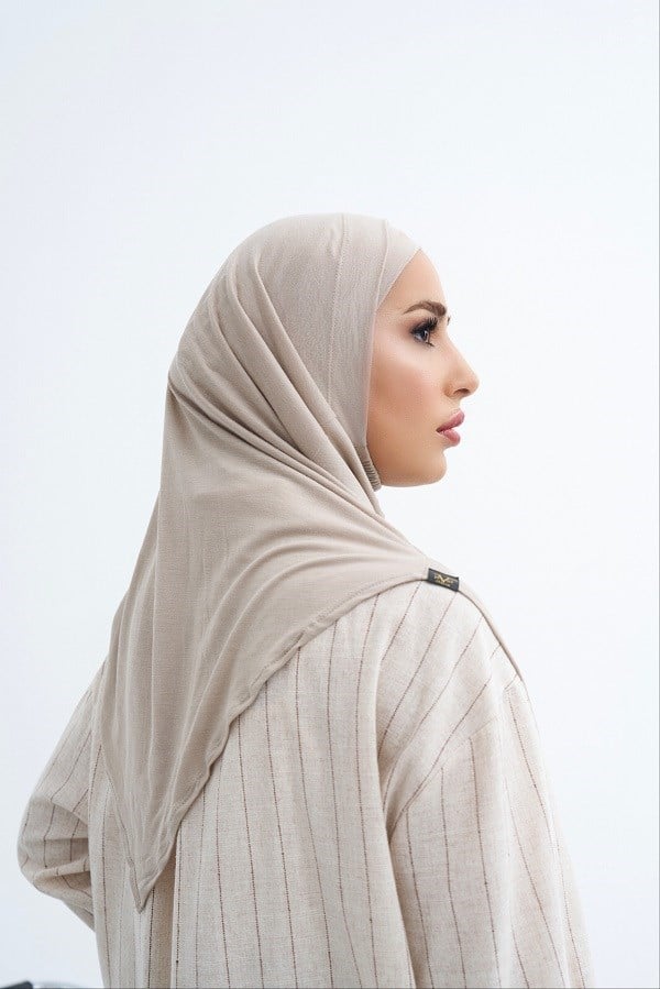 ScarfSolid Colors Lyocell Seri İkili Takım Bone