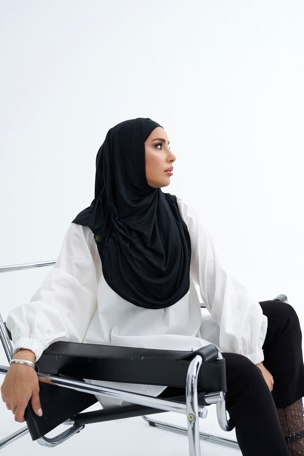 ScarfSolid Colors Lyocell Seri İkili Takım Bone