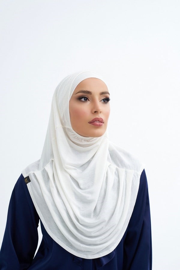 ScarfSolid Colors Lyocell Seri İkili Takım Bone
