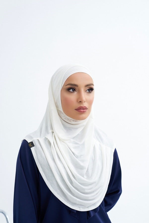 ScarfSolid Colors Lyocell Seri İkili Takım Bone