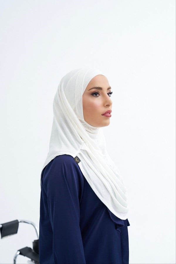 ScarfSolid Colors Lyocell Seri İkili Takım Bone