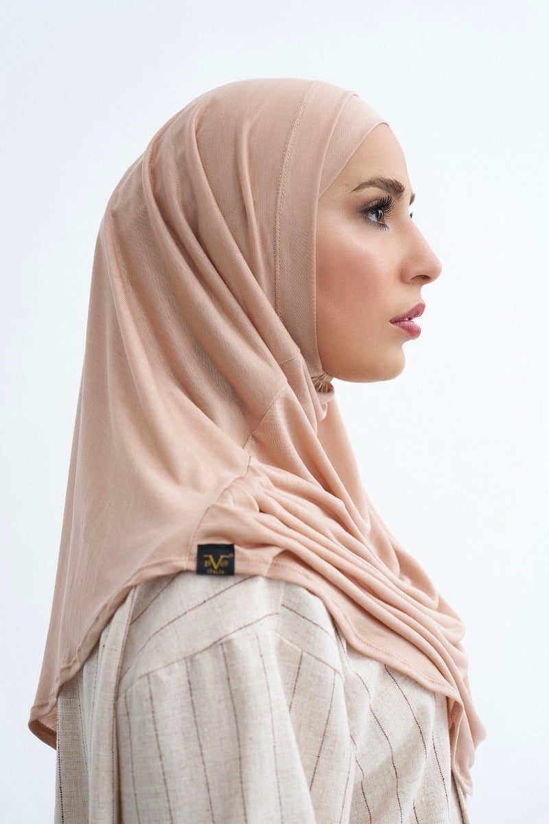 ScarfSolid Colors Lyocell Seri İkili Takım Bone