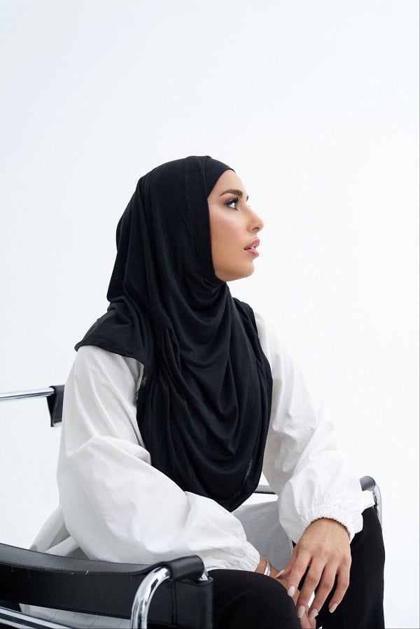 ScarfSolid Colors Lyocell Seri İkili Takım Bone