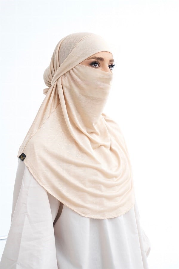 ScarfSolid Colors Lyocell Seri Nikab