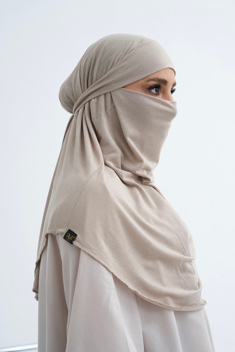 EŞARPSolid Colors Lyocell Seri Nikab