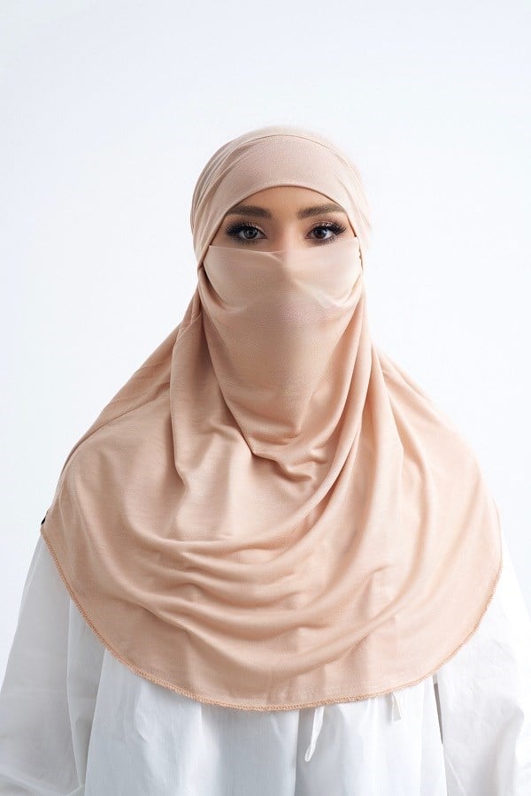 ScarfSolid Colors Lyocell Seri Nikab