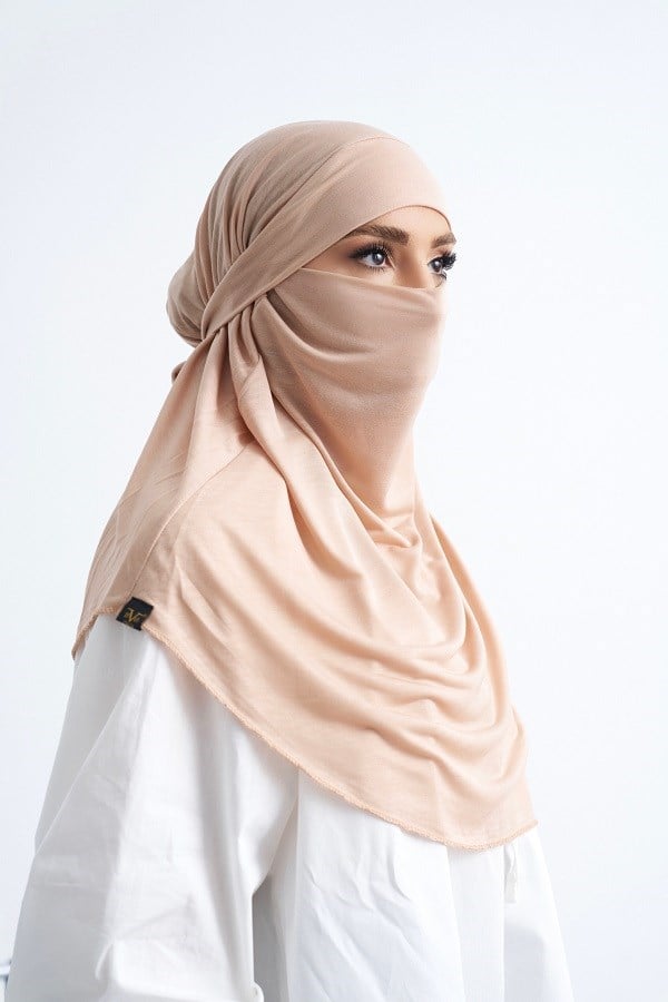 EŞARPSolid Colors Lyocell Seri Nikab