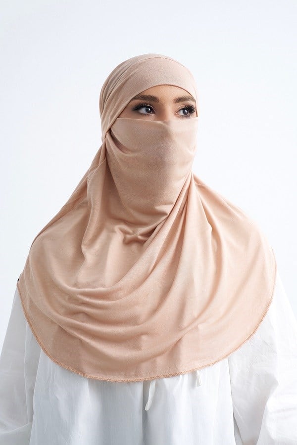 EŞARPSolid Colors Lyocell Seri Nikab