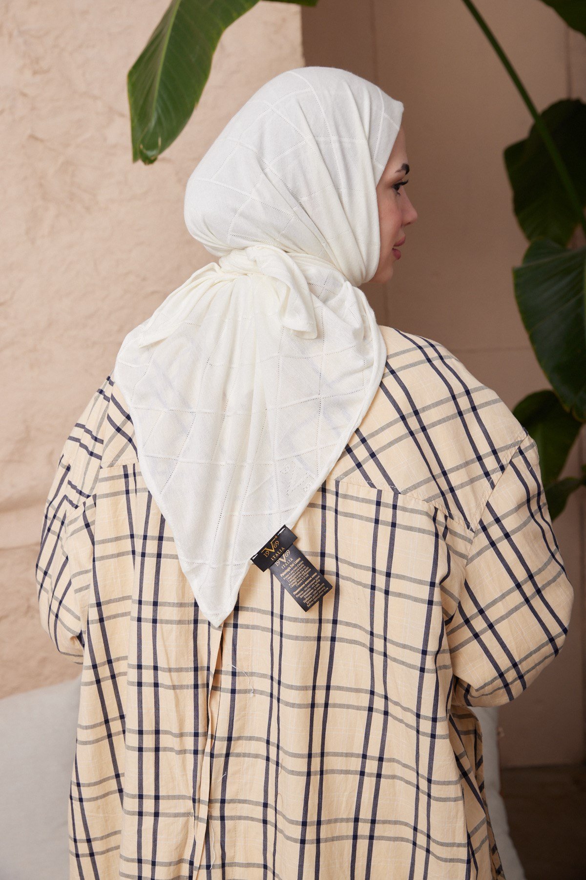 EŞARPKare Desen Impluse Seri Eşarp Askısı ile Birlikte 100x100