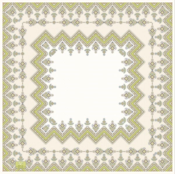 EŞARPDesenli Italian Cashmere Seri Eşarp Askısı İle Birlikte 110x110