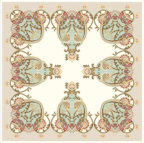 EŞARPDesenli  WOOLLY Seri Eşarp Askısı İle Birlikte 94X94 cm