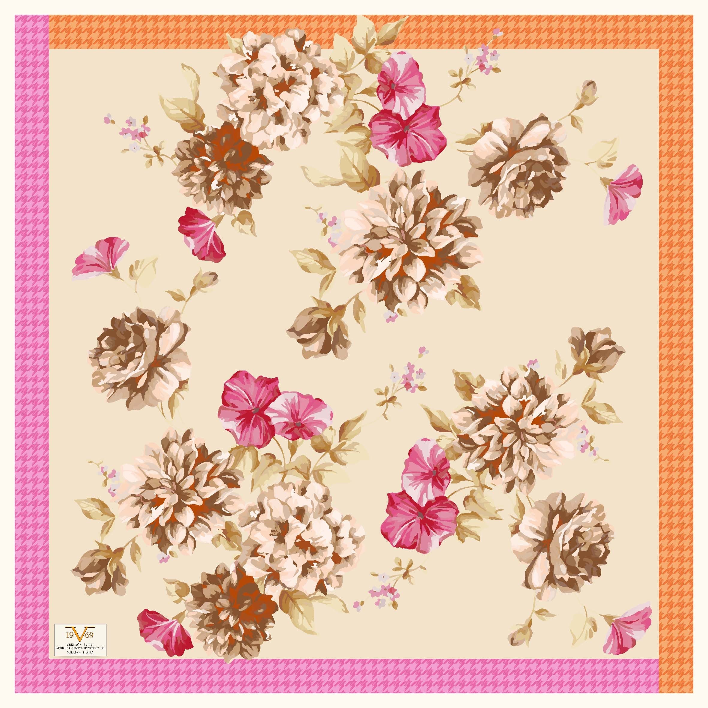 EŞARPDesenli  WOOLLY Seri Eşarp Askısı İle Birlikte 94X94 cm
