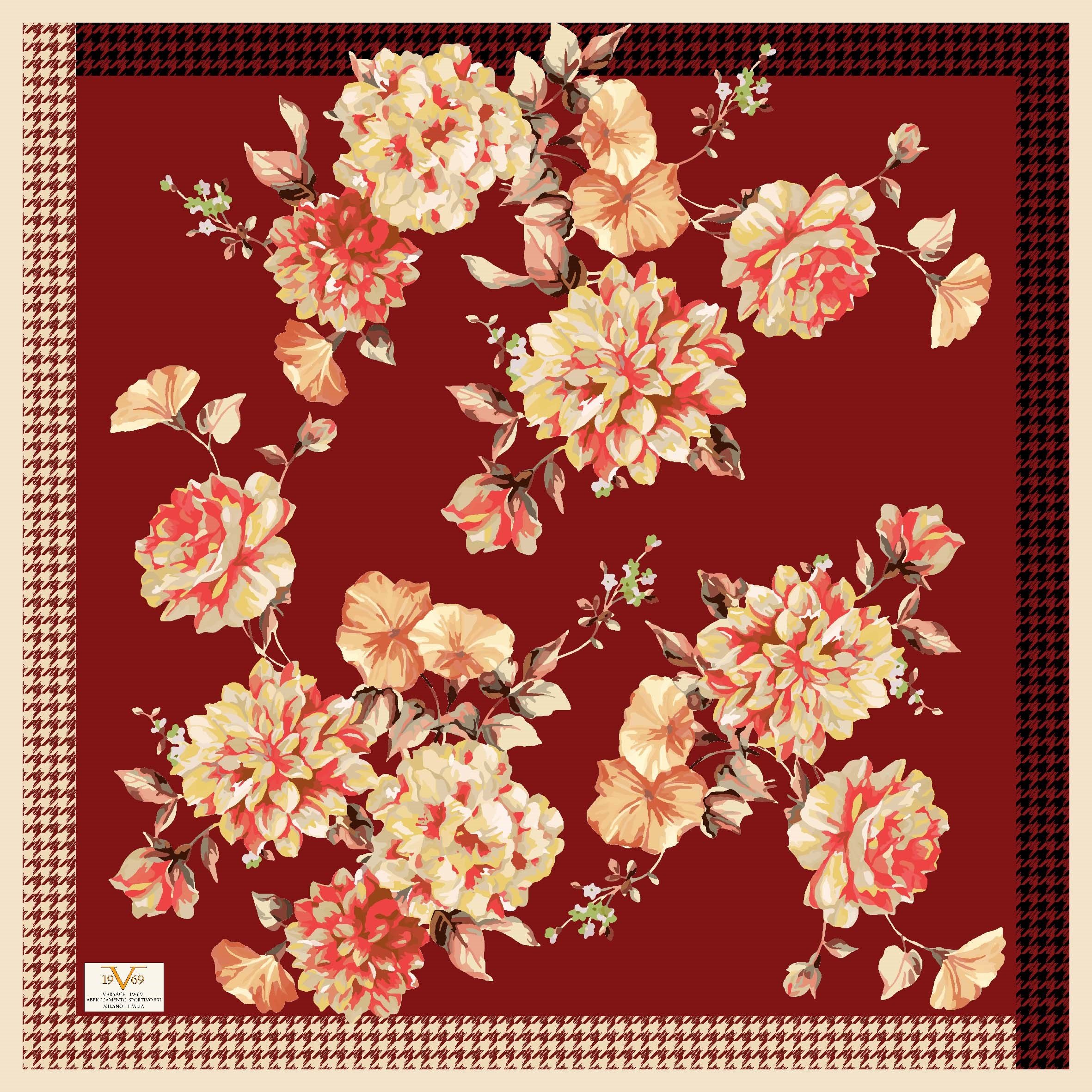 EŞARPDesenli  WOOLLY Seri Eşarp Askısı İle Birlikte 94X94 cm