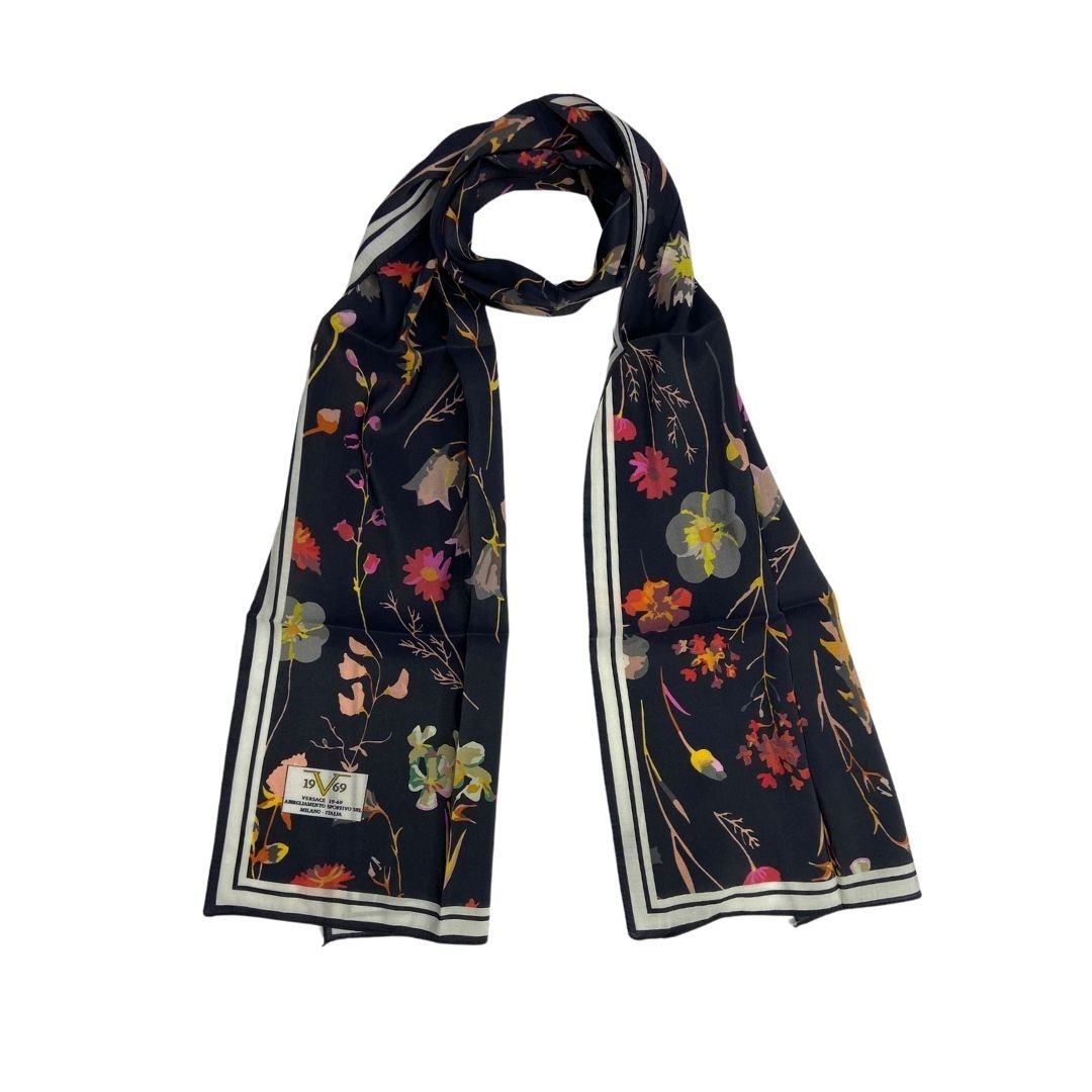 FULARDesenli Micro Modal Seri Fular Askısı İle Birlikte 37X167 cm