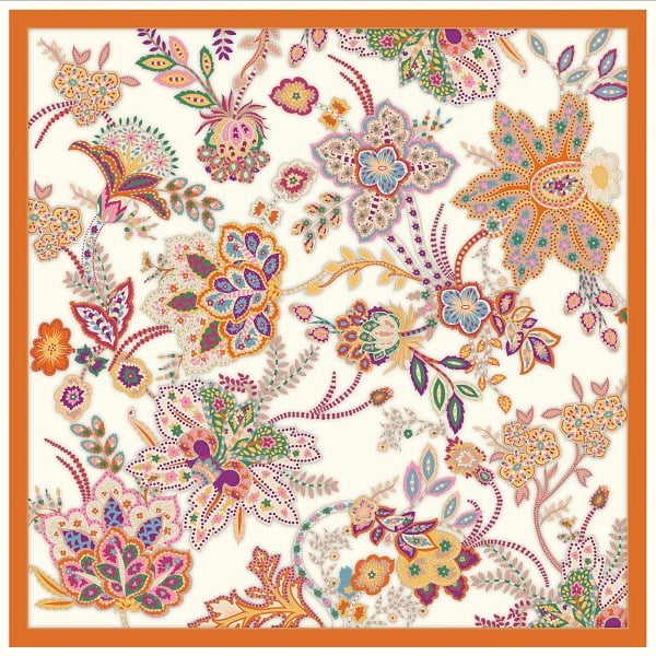 EŞARPDesenli  WOOLLY Seri Eşarp Askısı İle Birlikte 94X94 cm