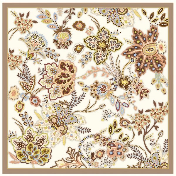 EŞARPDesenli  WOOLLY Seri Eşarp Askısı İle Birlikte 94X94 cm