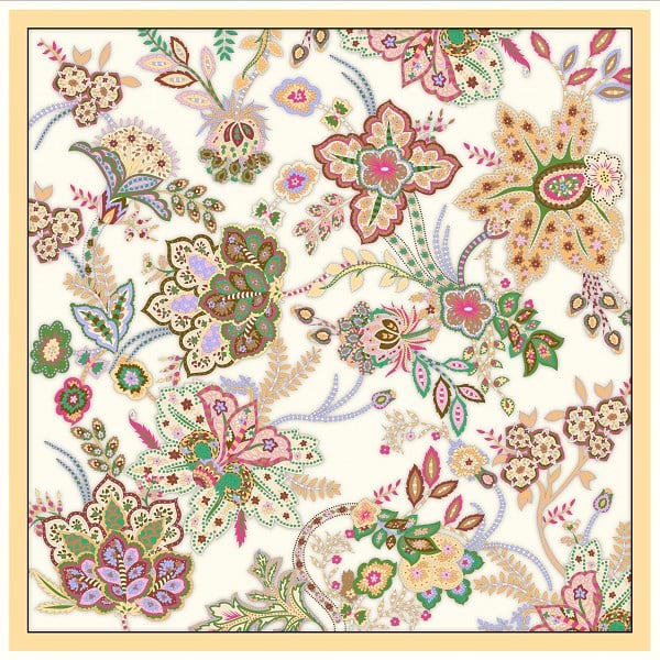 EŞARPDesenli  WOOLLY Seri Eşarp Askısı İle Birlikte 94X94 cm