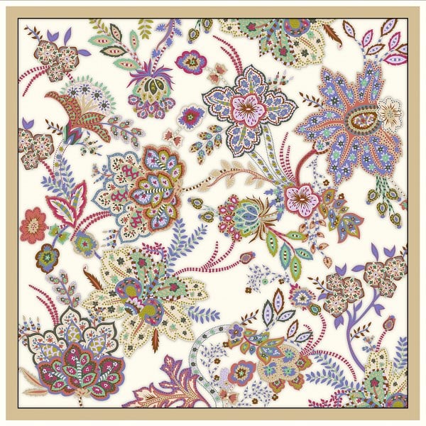 EŞARPDesenli  WOOLLY Seri Eşarp Askısı İle Birlikte 94X94 cm