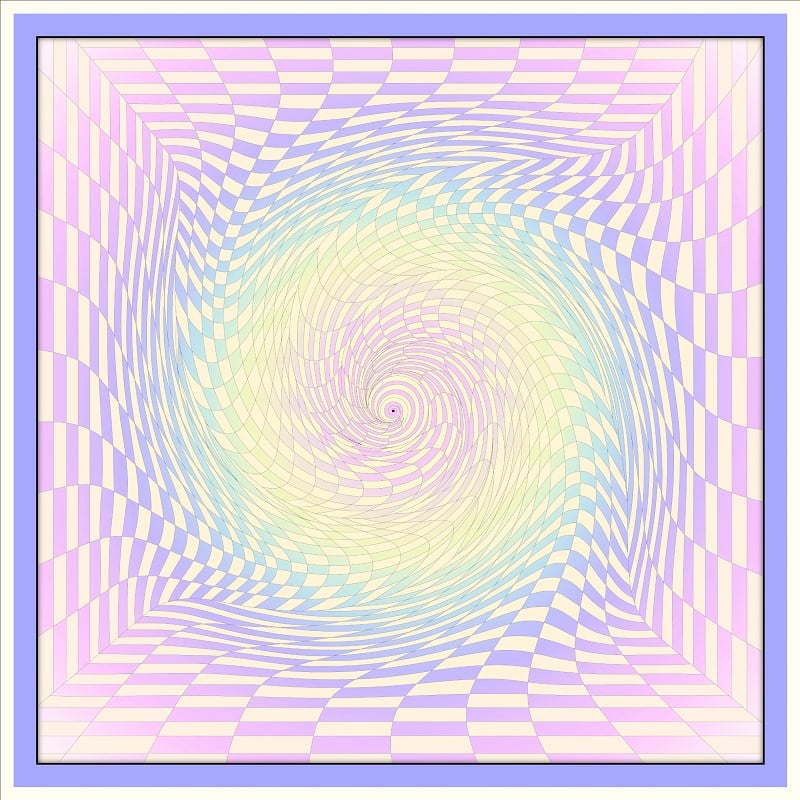 EŞARPDesenli İtalyan Şifon Eşarp Askısı ile Birlikte 90x90 cm