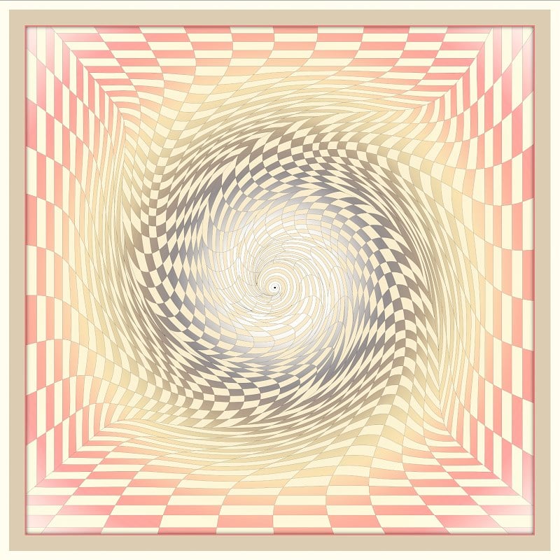 EŞARPDesenli İtalyan Şifon Eşarp Askısı ile Birlikte 90x90 cm