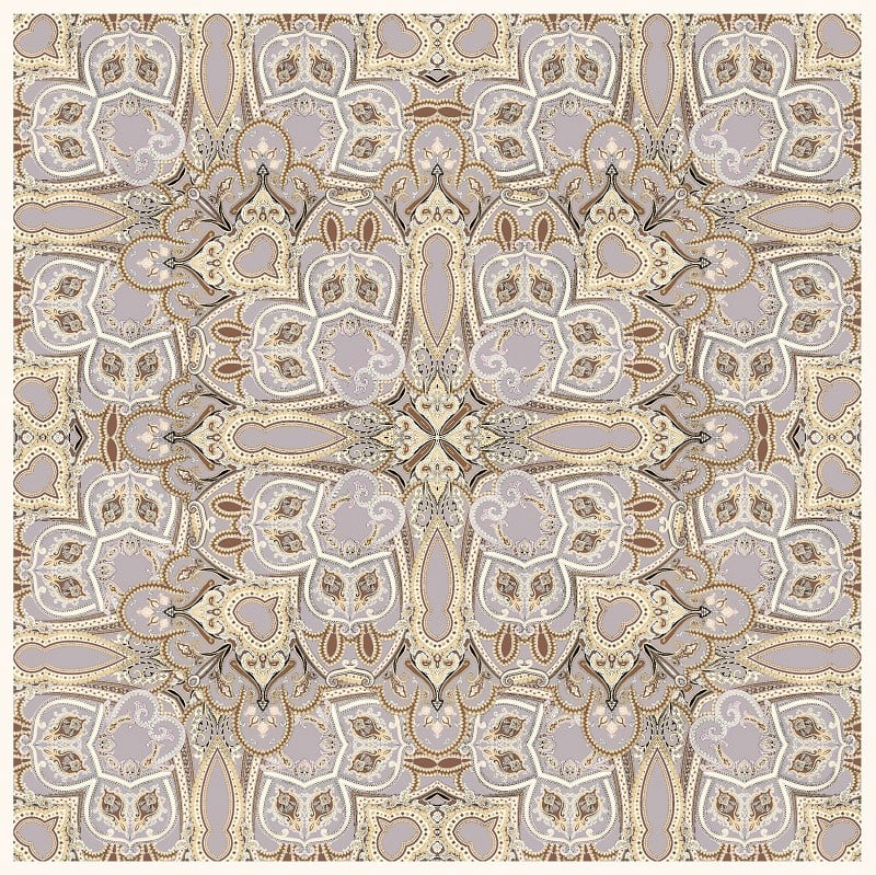 EŞARPDesenli İtalyan Şifon Eşarp Askısı ile Birlikte 110x110 cm