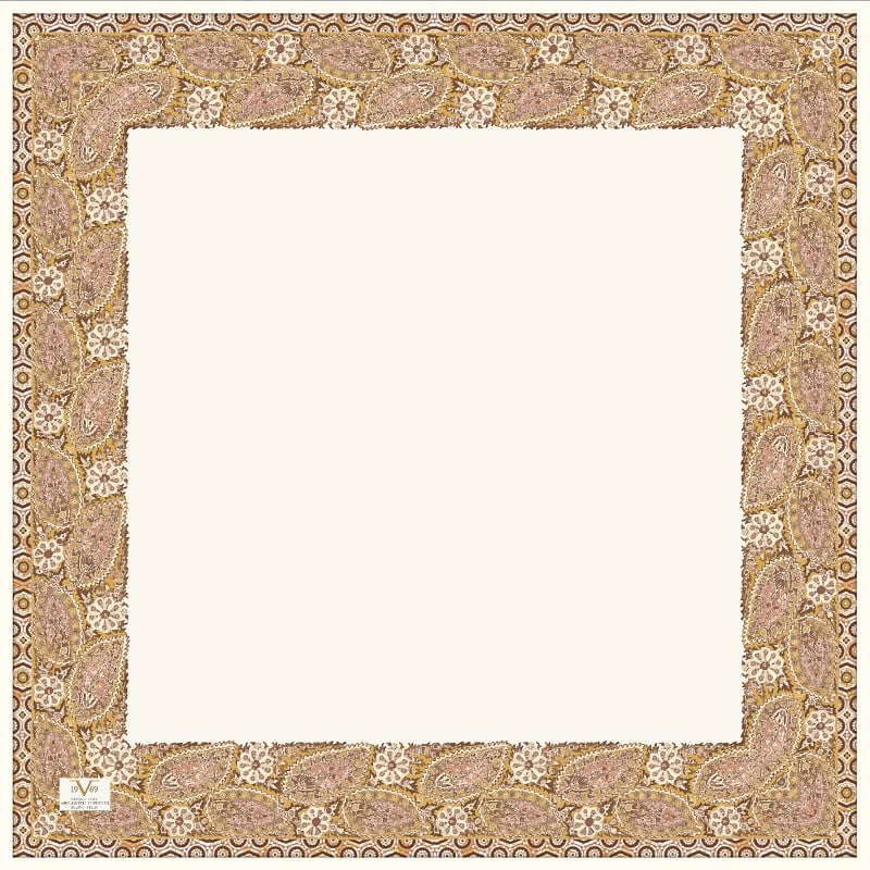EŞARPDesenli İtalyan Şifon Eşarp Askısı ile Birlikte 90x90 cm