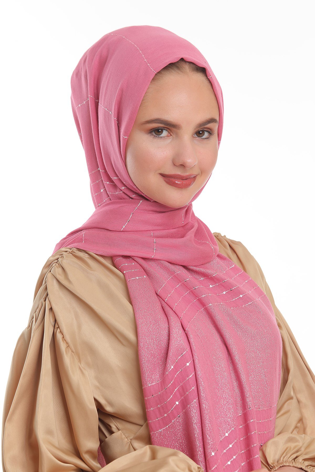 ŞALSimli Dokuma İthal Cotton Seri Şal Askısı ile Birlikte 90X200 cm