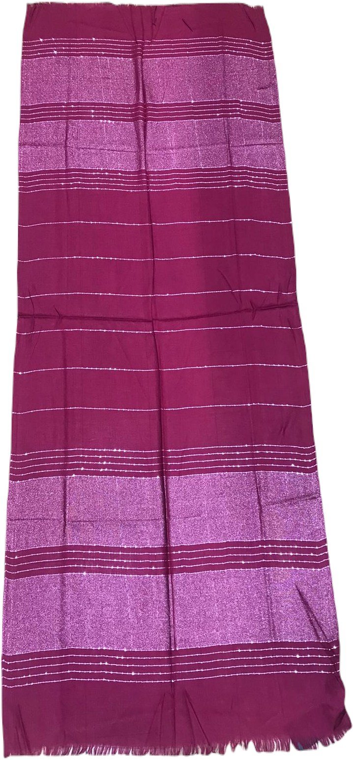 ŞALSimli Dokuma İthal Cotton Seri Şal Askısı ile Birlikte 90X200 cm