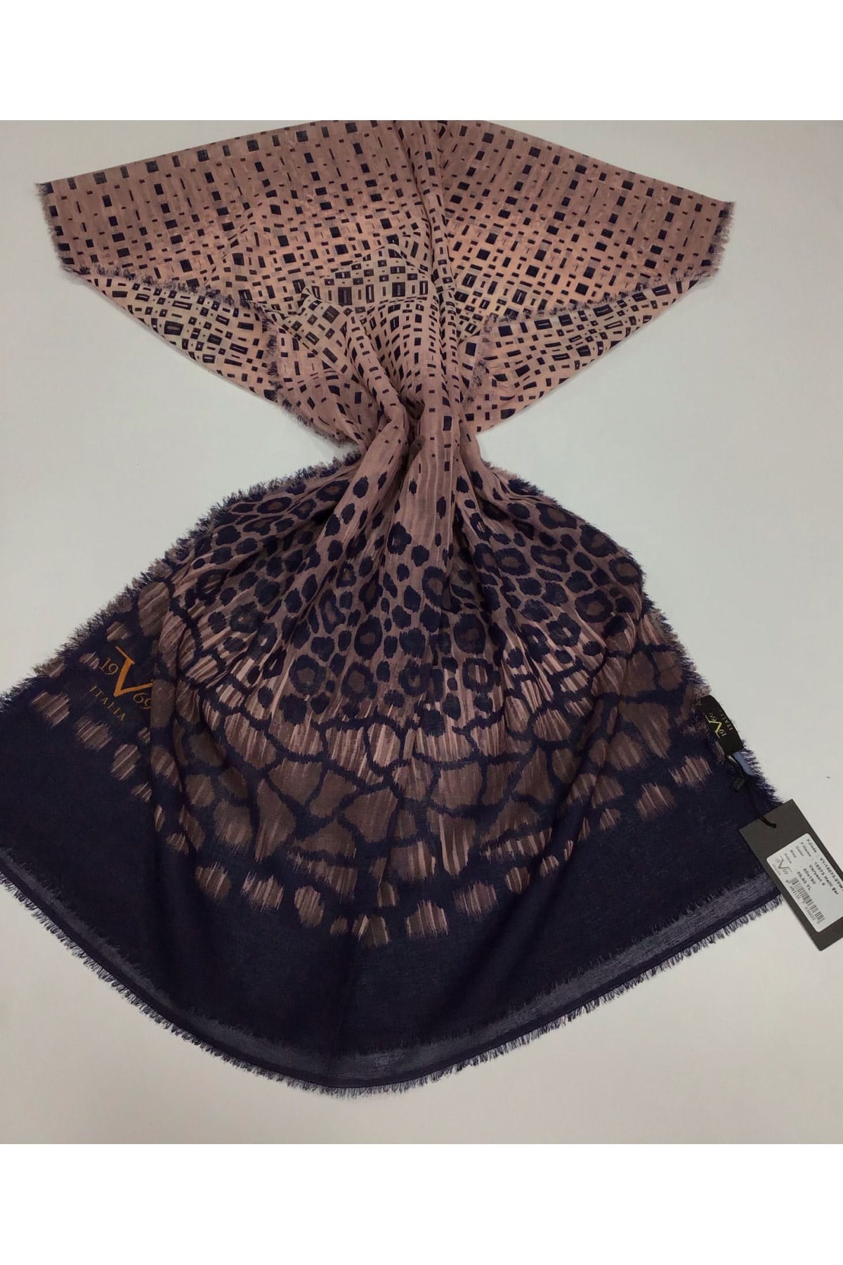 HAITI ŞALEtnik Desen Haiti Seri Şal Askısı ile Birlikte 80x190 cm