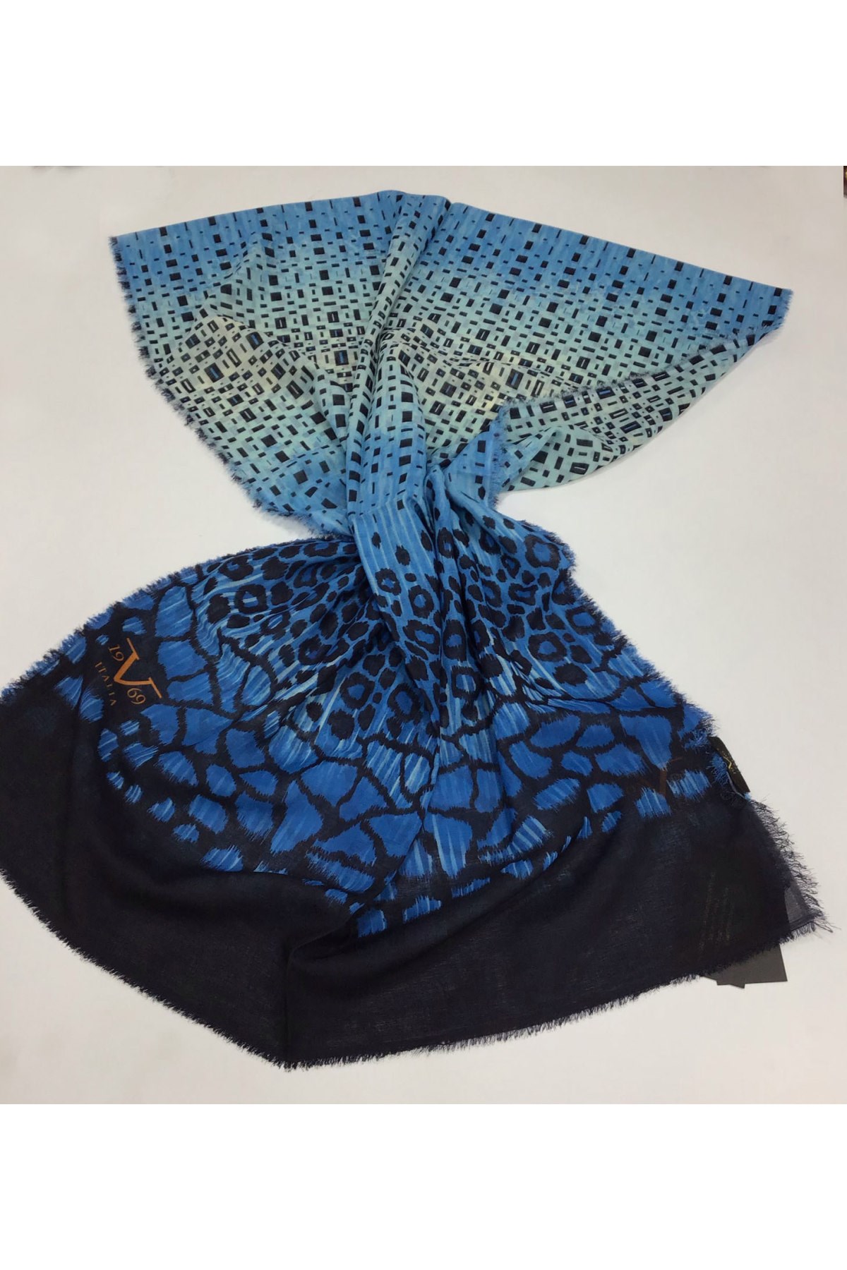 HAITI ŞALEtnik Desen Haiti Seri Şal Askısı ile Birlikte 80x190 cm