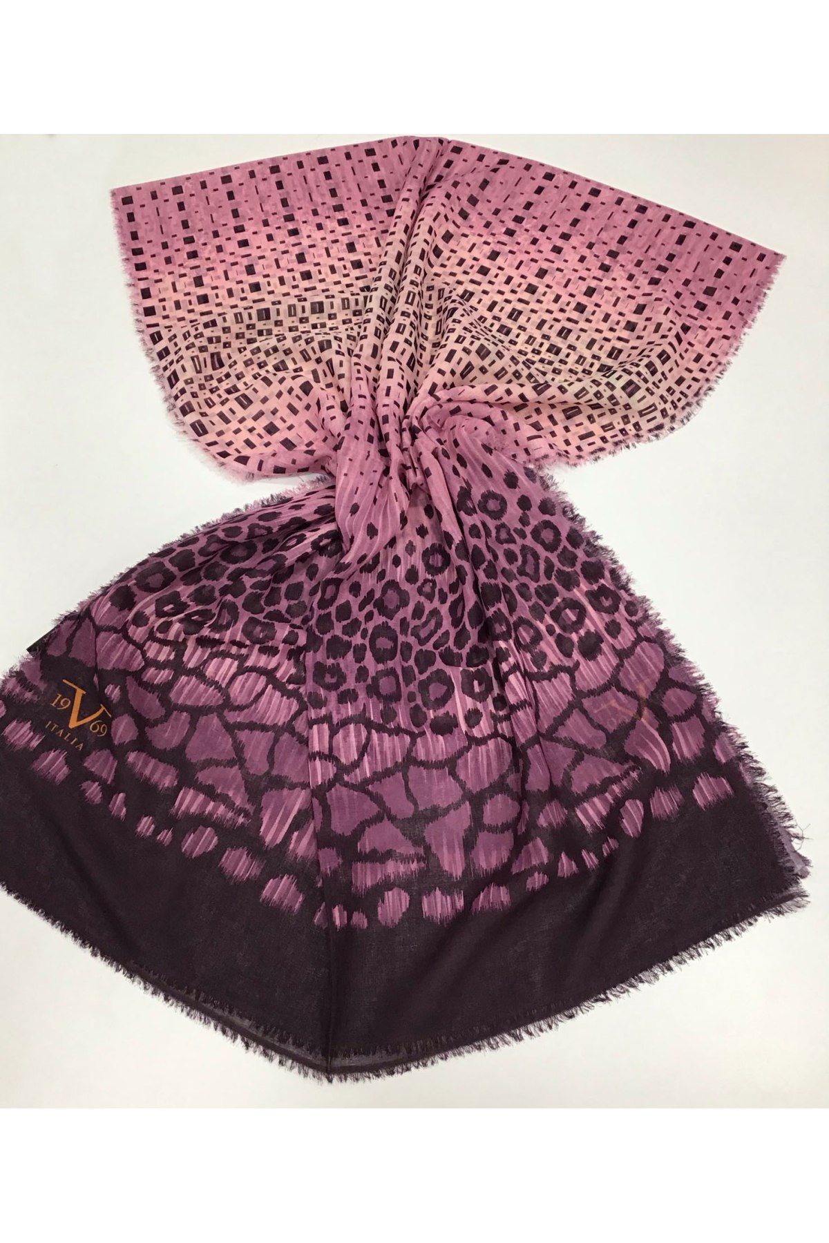 HAITI ŞALEtnik Desen Haiti Seri Şal Askısı ile Birlikte 80x190 cm