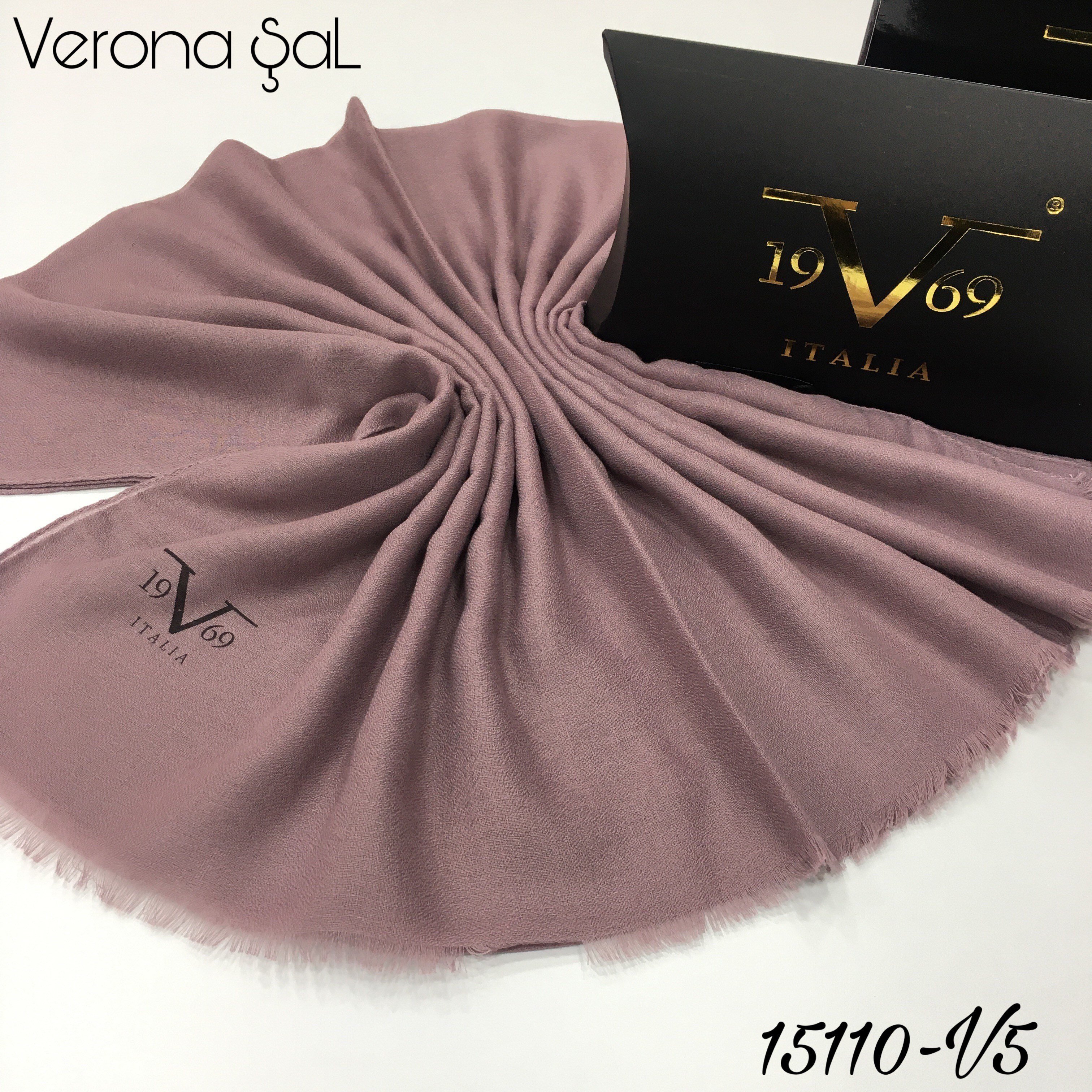 ŞALDüz Dokuma Verona Seri Şal Askısı ile Birlikte 80x190 cm
