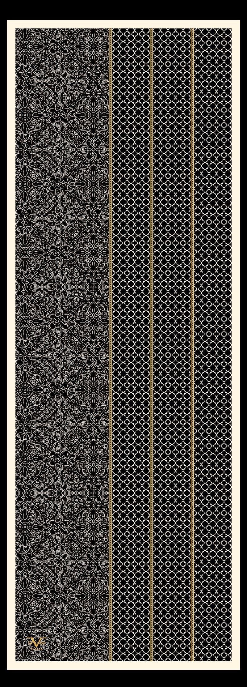ŞALDesenli Verona Seri Şal Askısı ile Birlikte 72X200 cm