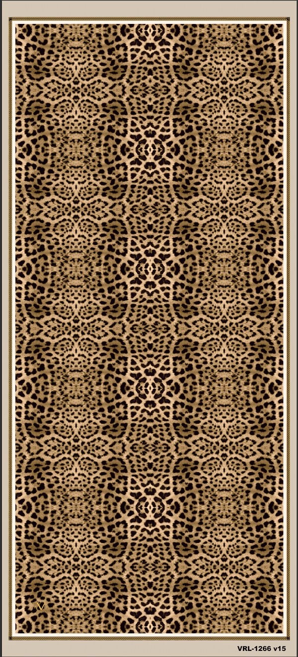 PAVIA ŞALLeopar Desen Pavia Seri Şal Askısı ile Birlikte 90X200 cm