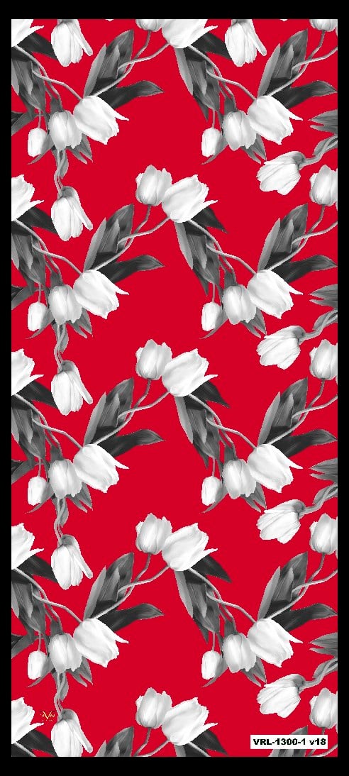 ŞALÇiçekli Desen Pavia Seri Şal Askısı ile Birlikte 90X200 cm
