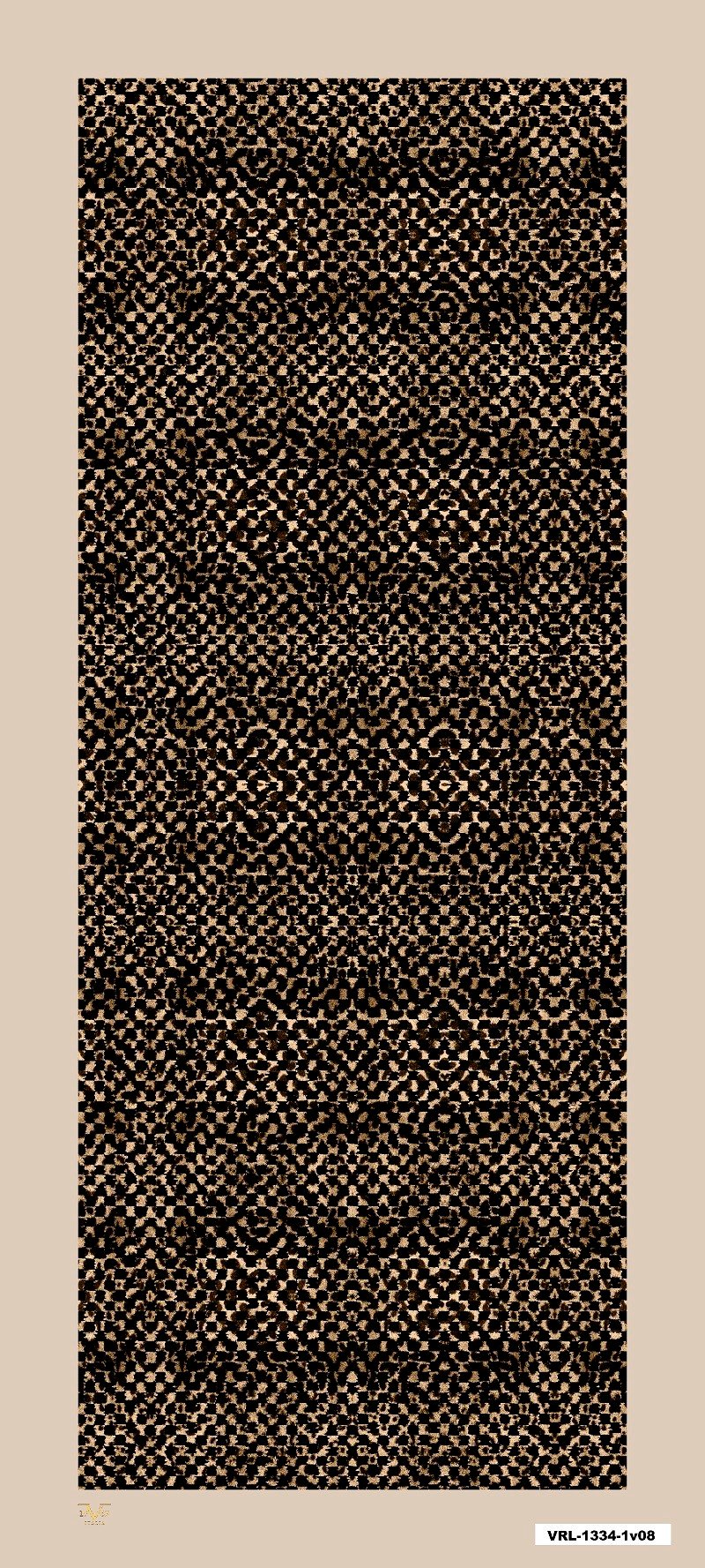 PAVIA ŞALEkose Desen Pavia Seri Şal Askısı ile Birlikte 90X200 cm