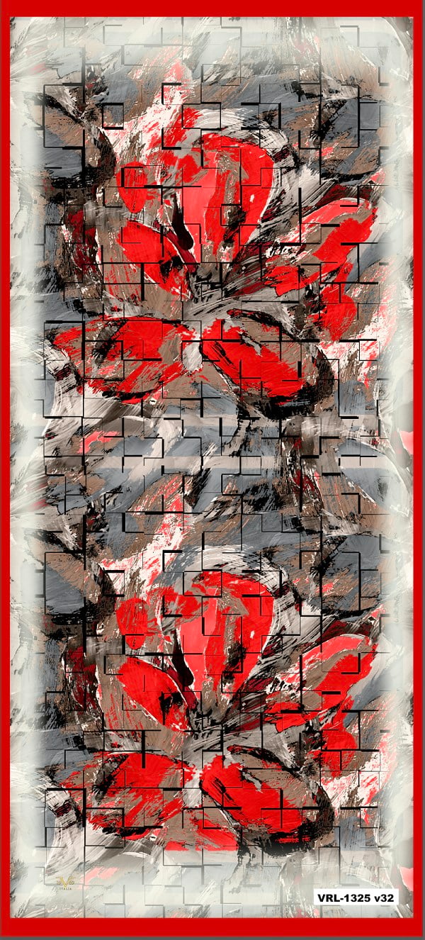 ŞALÇiçekli Desen Pavia Seri Şal Askısı ile Birlikte 90X200 cm