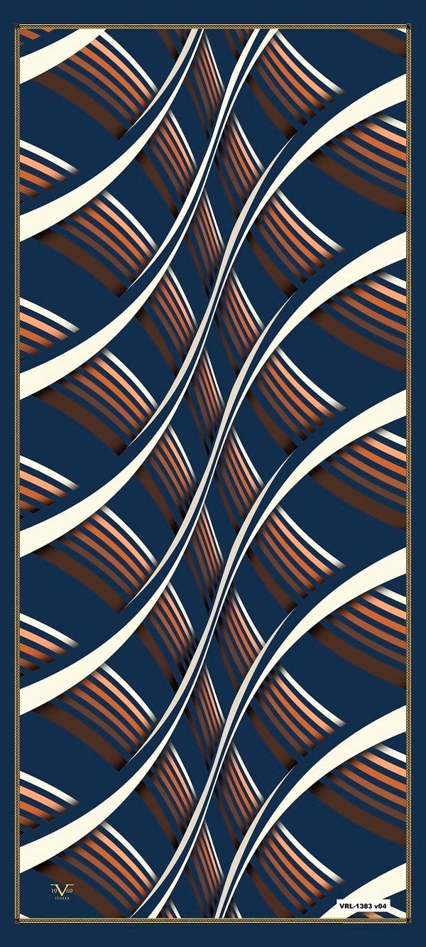 ŞALGeometrik Desen Lino Seri Şal Askısı ile Birlikte 90X200 cm