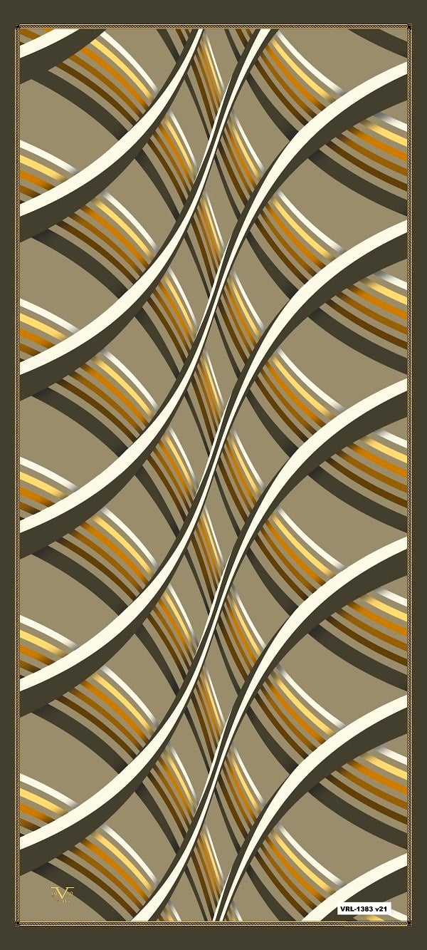 ŞALGeometrik Desen Lino Seri Şal Askısı ile Birlikte 90X200 cm