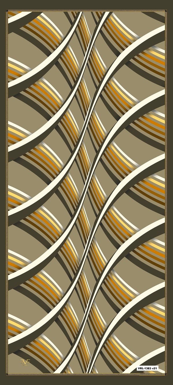 ŞALGeometrik Desen Lino Seri Şal Askısı ile Birlikte 90X200 cm