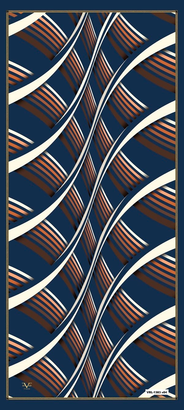ŞALGeometrik Desen Lino Seri Şal Askısı ile Birlikte 90X200 cm