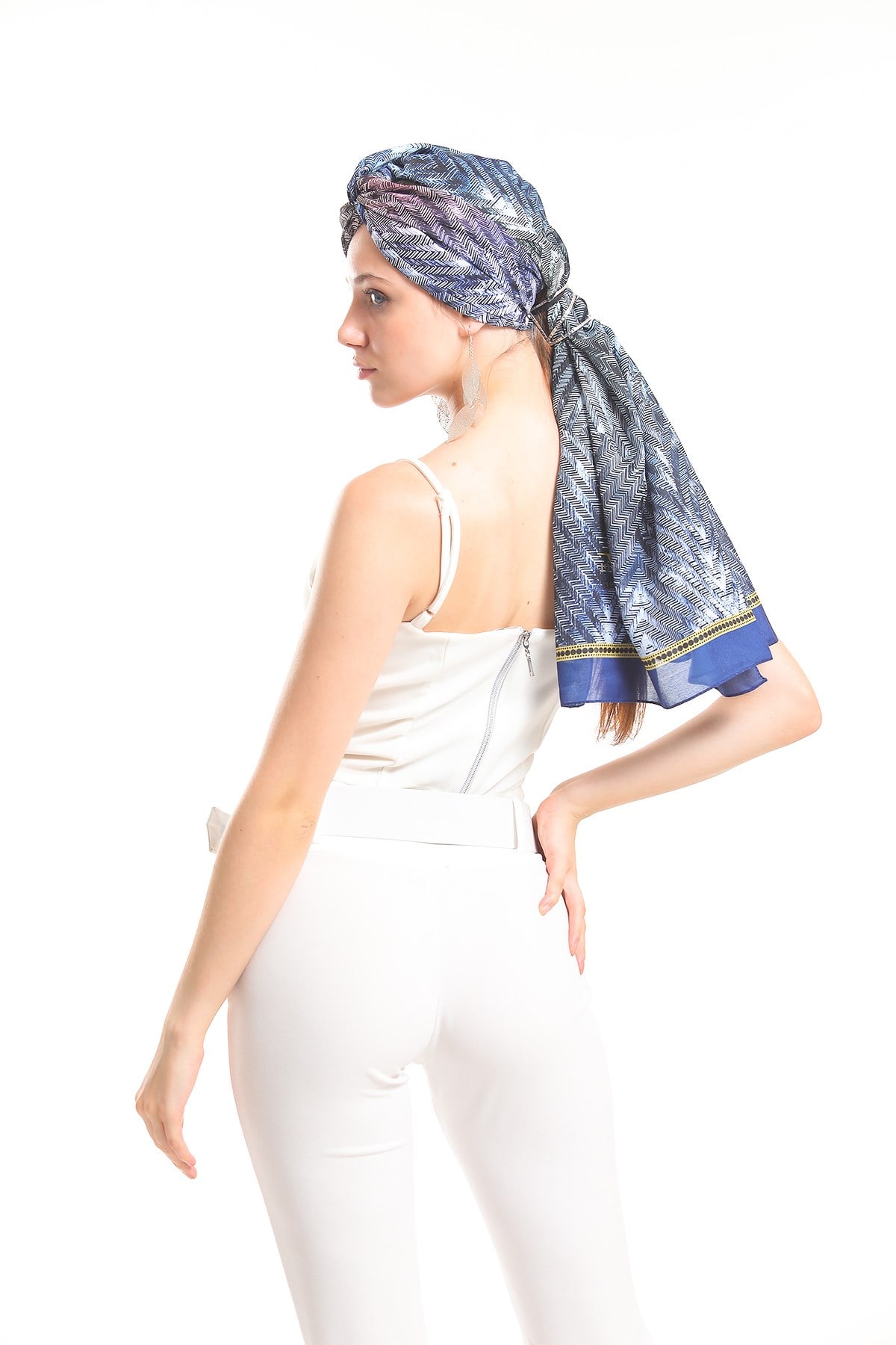 PAVIA ŞALHasır Desen Pavia Seri Şal Askısı ile Birlikte 90X200 cm