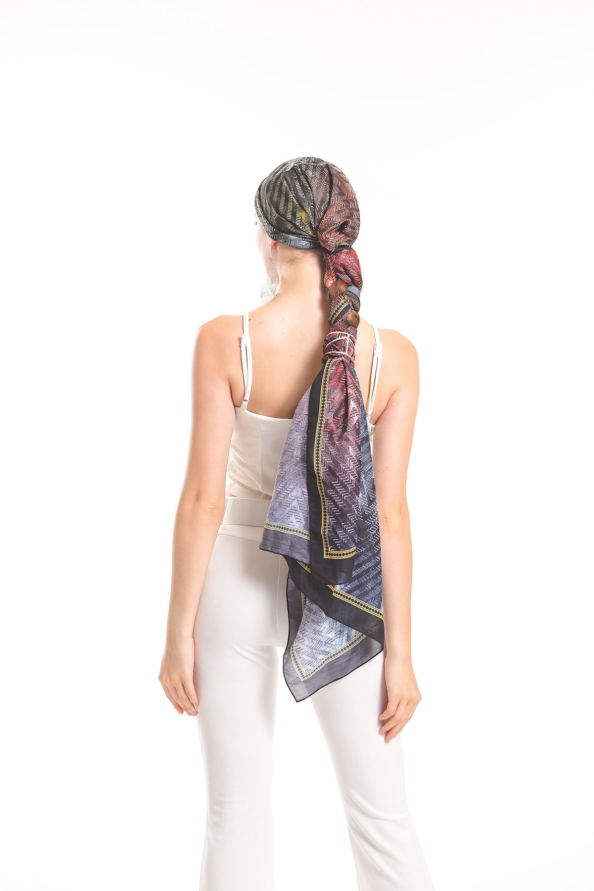 PAVIA ŞALHasır Desen Pavia Seri Şal Askısı ile Birlikte 90X200 cm